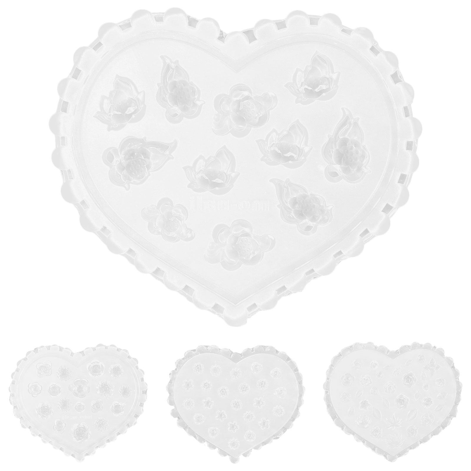 Art Craft Flower Making - 4 Stampi in Silicone per Nail