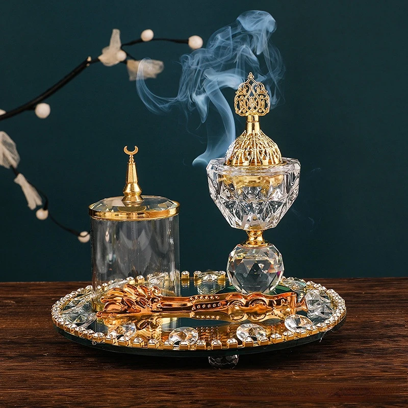 Art Craft Decoration Ideas - Set di bruciatori di incenso rotondi