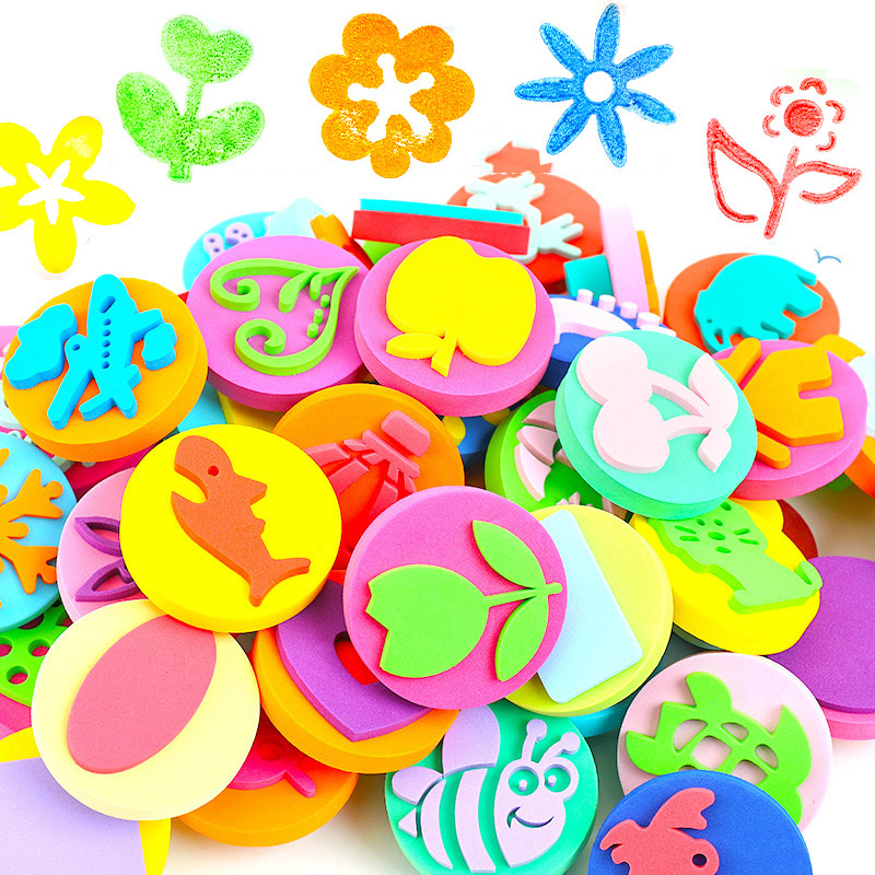 Art Craft For Toddlers - 6 pz/borsa Timbri In Schiuma per