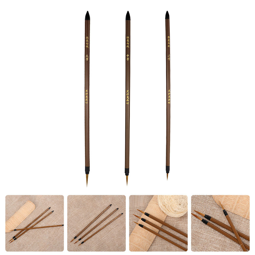 Watercolor Brush Pen - Set di 3 Pennelli per Disegno