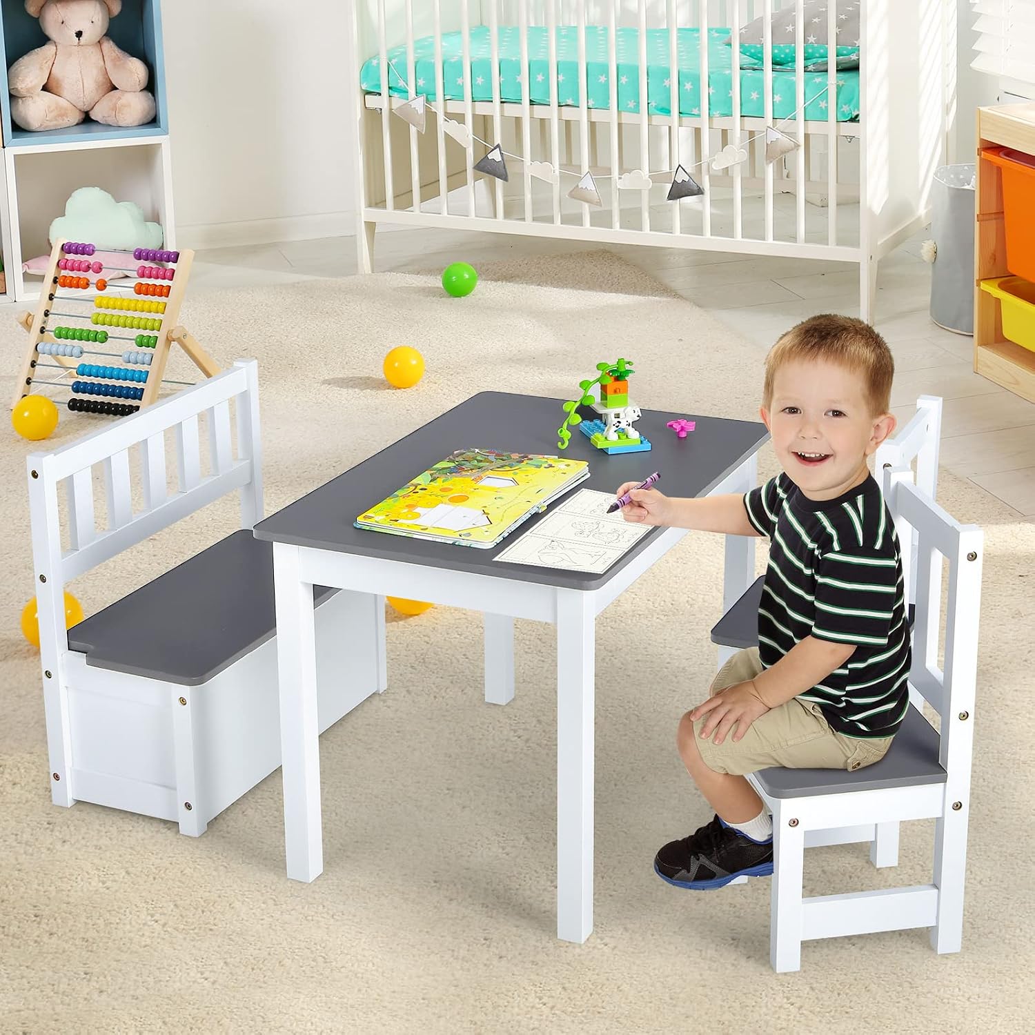 Set Tavolo e Sedie per Bambini - Art Craft For Toddlers recensione e prezzo