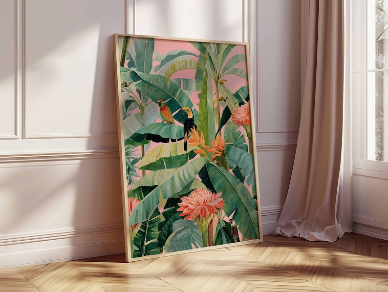 1 poster in tela tropicale ret - Art Craft House recensione e prezzo