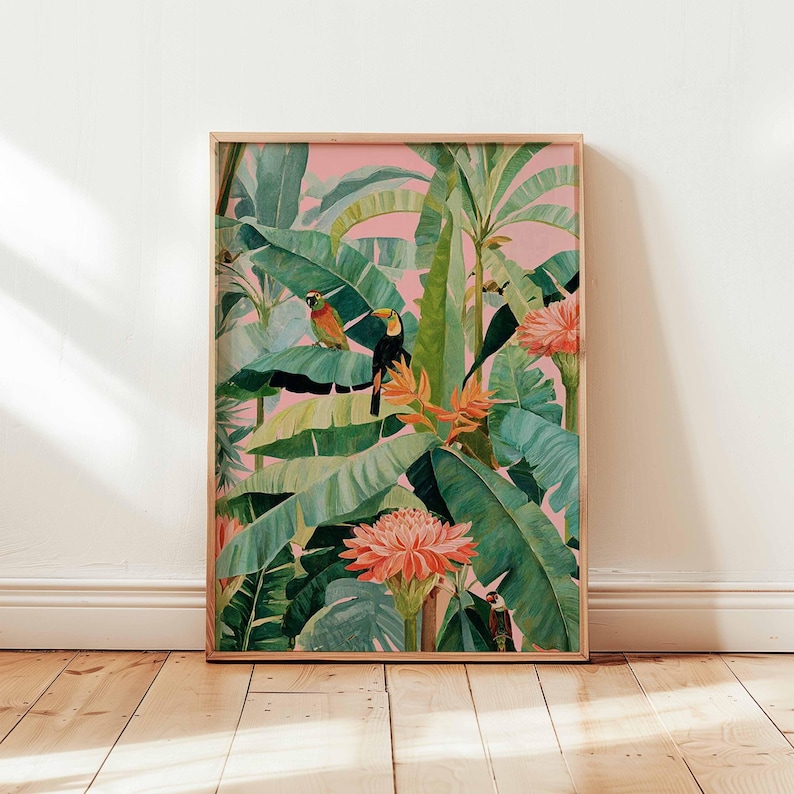 1 poster in tela tropicale ret - Art Craft House recensione e prezzo