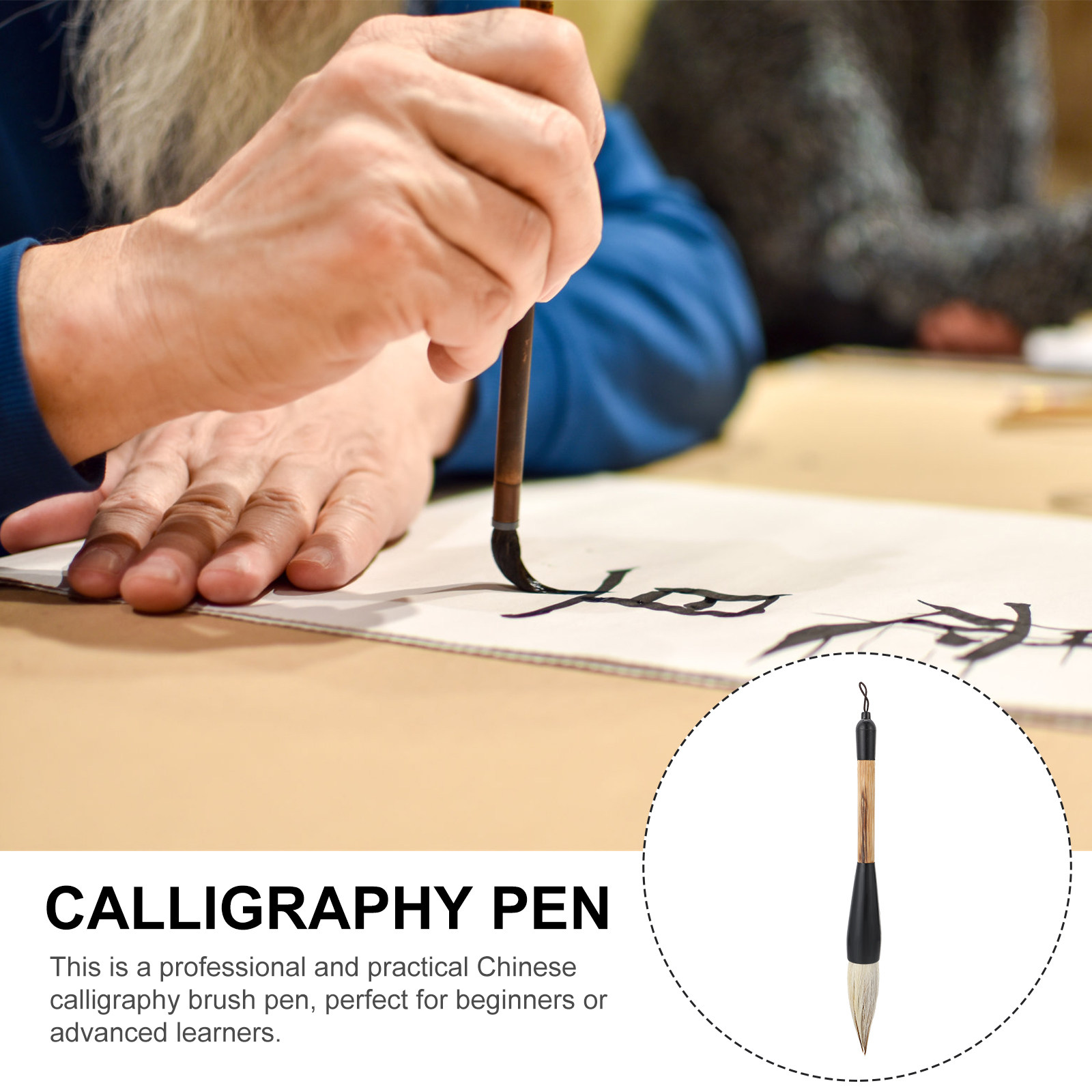 1 Pezzo Pennello Grande in Pel - Watercolor Brush Pen recensione e prezzo