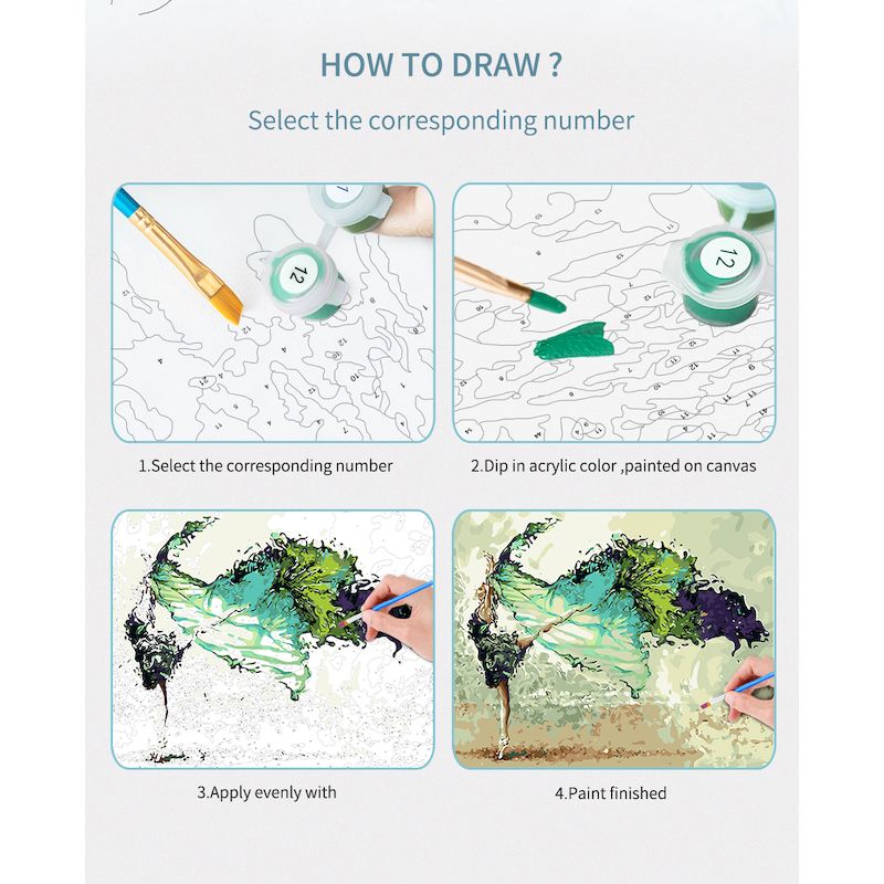 GATYZTORY pittura con i numeri - Art Craft Decoration Ideas recensione e prezzo