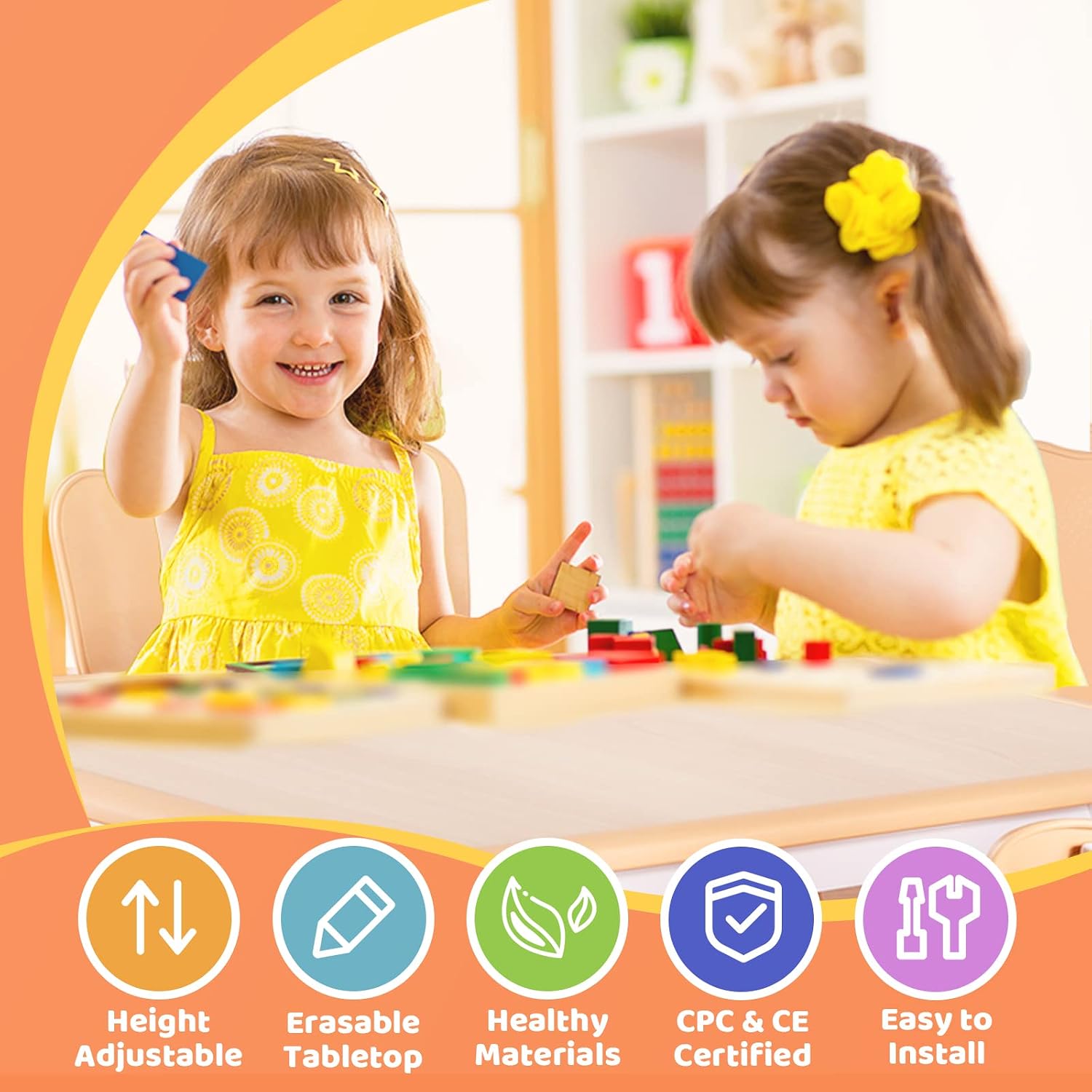 Set Tavolo e 2 Sedie per Bambi - Art Craft For Toddlers recensione e prezzo