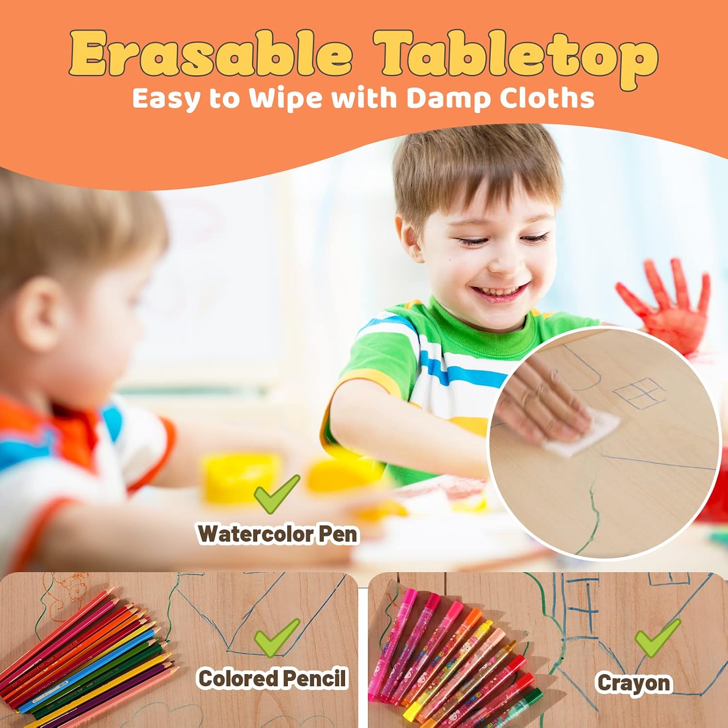 Set Tavolo e 2 Sedie per Bambi - Art Craft For Toddlers recensione e prezzo